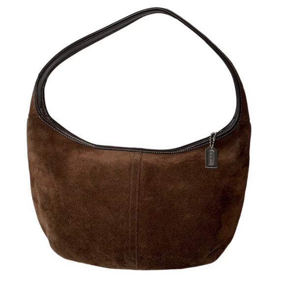 Coach ERGO Brown Suede Hobo Bag #9220 - Picture 1 of 6